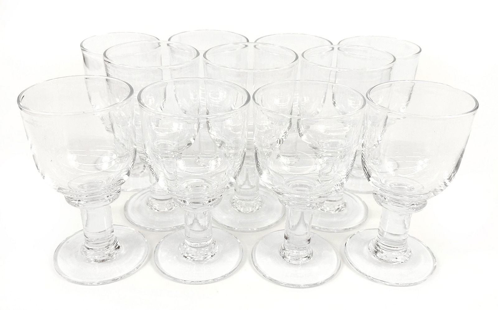 Lot of 11 Simon Pearce Crystal Essex Goblets (1 of 3)