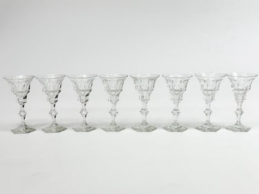 Set of 8 Moser Diplomate Cordial Glasses