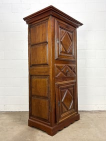 Circa 1770 French Walnut Homme Debout Cabinet