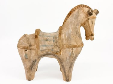 Tang Style Terracotta Horse Sculpture