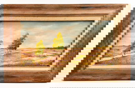 Henry Ketting Olivier (1924-2004) Oil on Canvas, Untitled Landscape, 1991