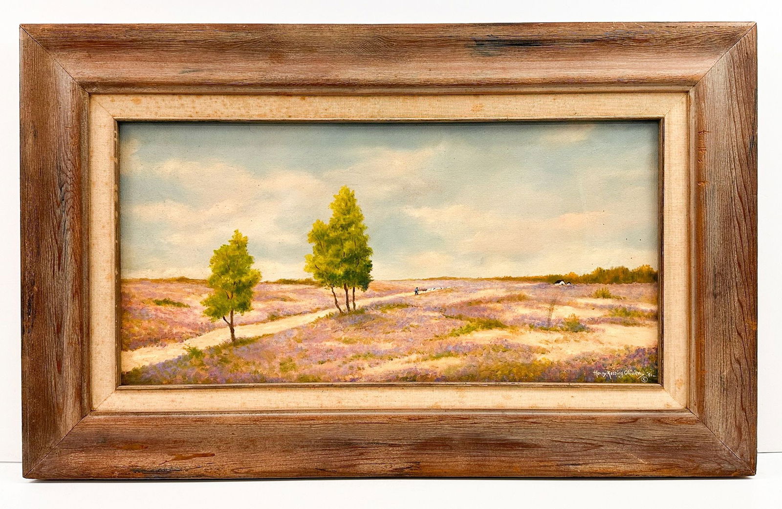 Henry Ketting Olivier (1924-2004) Oil on Canvas, Untitled Landscape, 1991 (1 of 5)