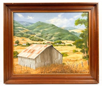 Henry Ketting Olivier (1924-2004) Oil on Canvas, California Riches, 1986