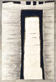 James Guitet (France, 1925-2010) Fiber Art Tapestry, La Porte du Jour