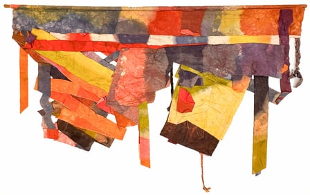 Al Loving (1935-2005) Monumental Mixed Media on Canvas, Circa 1970s