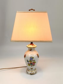 Herend Porcelain Table Lamp