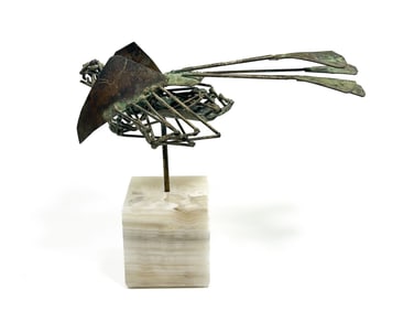 Charles Nagel (1934-2022) Midcentury Abstract Metal Sculpture