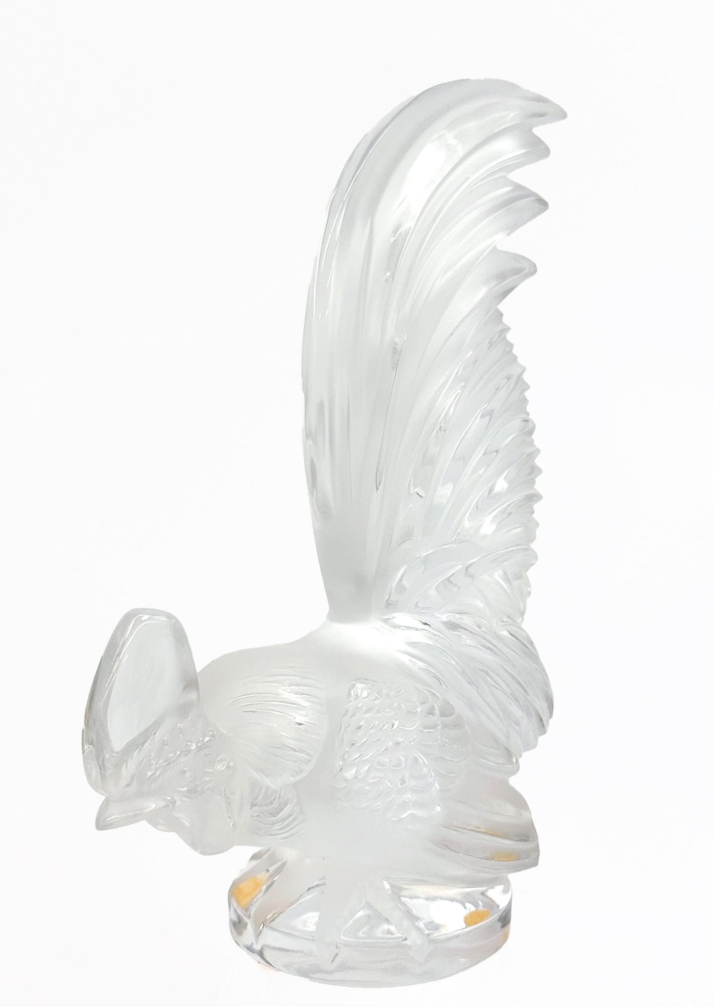 Lalique Crystal Coq Nain Rooster Sculpture (1 of 5)