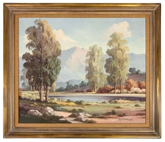Ralph Lytle (1882-1959) California Plein Air Oil Painting on Canvas