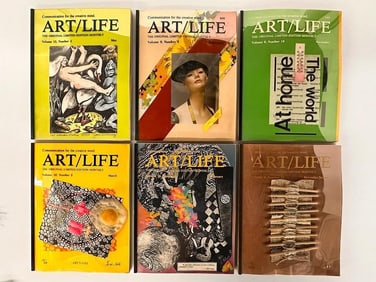 Lot of 6 ART/LIFE Monthly Art Portfolios