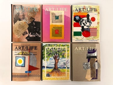 Lot of 6 ART/LIFE Monthly Art Portfolios