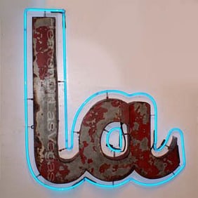 1950s Culver City Claude Short Dodge Auto Dealer Los Angeles LA Neon Sign