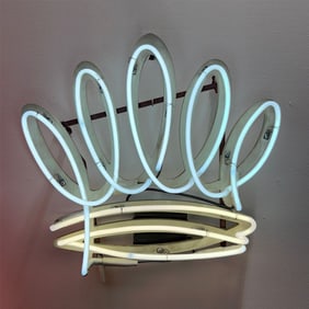 Crown Vintage Inspired Neon Sign