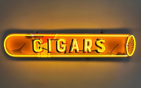 CIGARS Vintage Repro Neon Sign