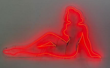 Naked Lady Vintage Repro Neon Sign