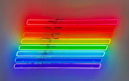 Rainbow Pride Flag Neon Sign