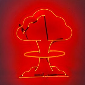 Nuclear Mushroom Cloud Neon Sign