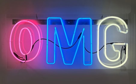 OMG Neon Sign