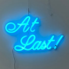 AT LAST! Color Changeable LED Faux-Neon Sign