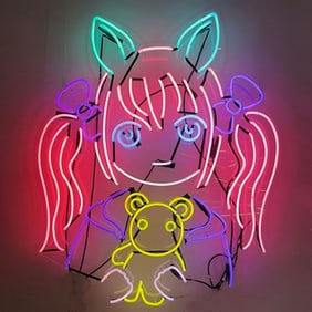 Kawaii Japanese Cute Girl Neon Sign