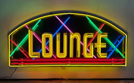 LOUNGE Hollywood Frolic Room Animated Vintage Repro Neon Sign