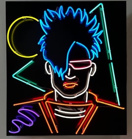 80's Guy New Wave Inspired Neon Sign
