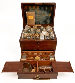19th Century Apothecary Box Kit, David Cannan & Co Druggist, London