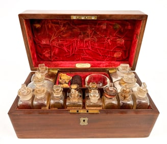 19th Century Apothecary Box Kit, Godfrey & Cooke, London