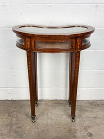 Maitland Smith Kidney Shaped Curio Side Table