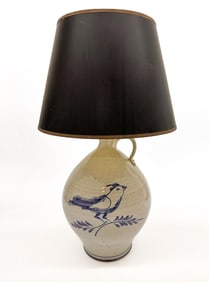 Vintage Pottery Jug Lamp