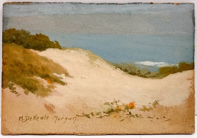 Mary DeNeale Morgan (1868-1948) Pastel on Board, Untitled Coastal Landscape
