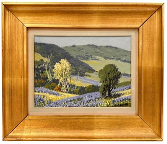 Carl Sammons (1883-1968) Oil on Canvas Board, Untitled Landscape