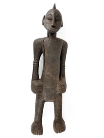 Senufo Carved Wood Figure, Late 20th/Early 21st C.