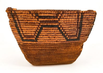 Salish Thompson River Basket, Northwest Coast American Indian