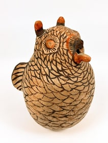 Cochiti Owl Effigy, Mid 20th Century, New Mexico American Indian