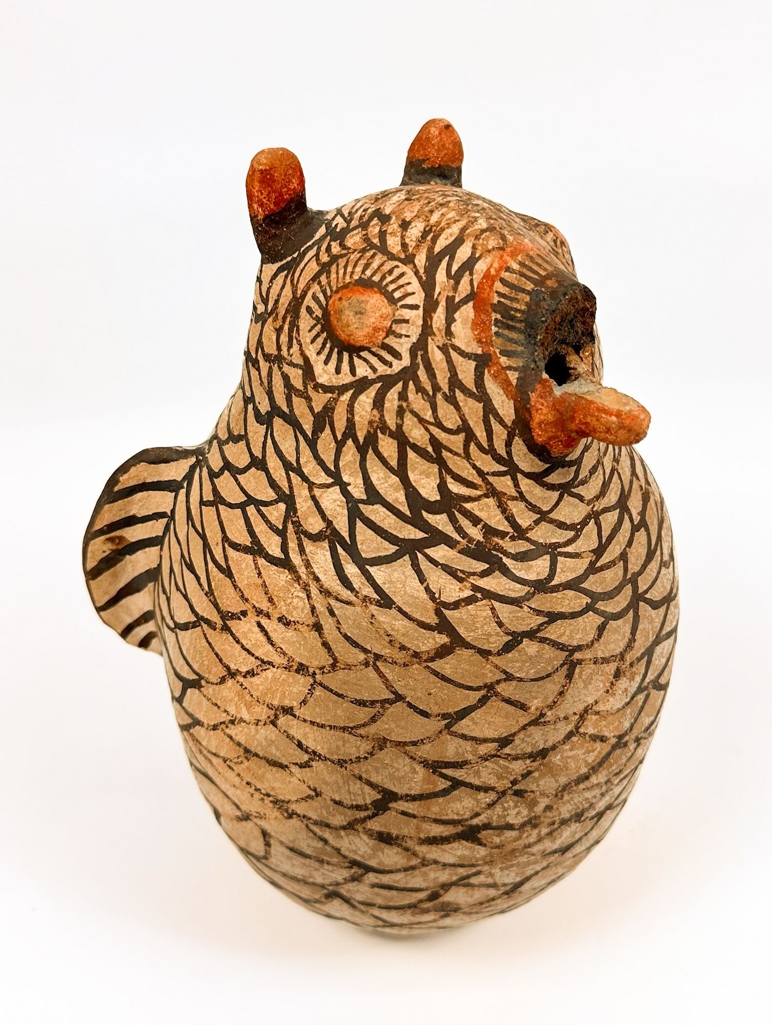 Cochiti Owl Effigy, Mid 20th Century, New Mexico American Indian (1 of 5)