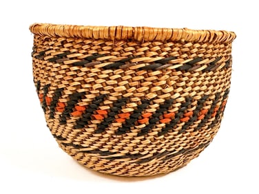 Maidu Basket, Mid 20th Century, Northern California American Indian