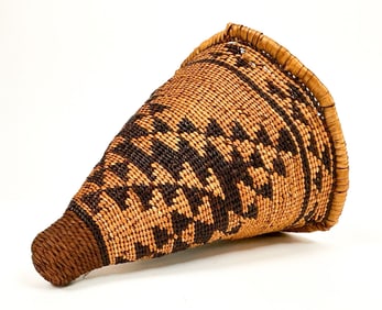 Kurok Miniature Burden Basket, Northern California American Indian