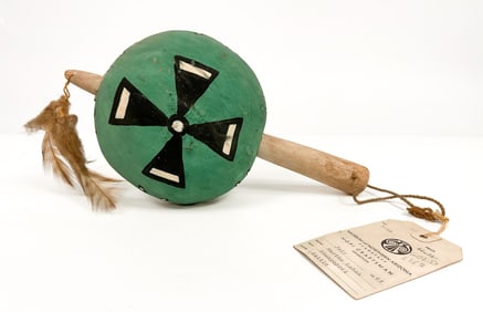Hopi Shungopovi Rattle by Martha Laban, 1964, Southwest American Indian