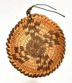Papago Miniature Basket by Anita Nelson, Mid 20th Century, Southwest American Indian
