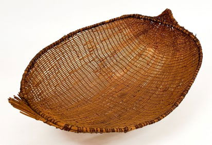 Washo Seine Basket, Nevada/California American Indian