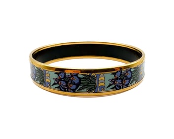 Frey Wille Bordered Bangle Miss, Hommage to Claude Monet, Iris