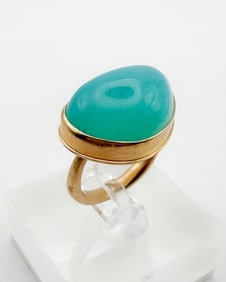 Jamie Joseph 14K Gold Amazonite Ring, Size 8