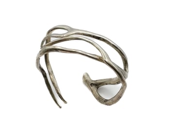 Annette Ferdinandsen Sterling Silver Branch Cuff Bracelet