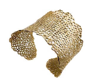 Annette Ferdinandsen 14K Yellow Gold Sea Fan Cuff Bracelet
