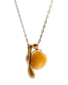 Ten Thousand Things 14K Yellow Gold Sapphire Luxe Charm Necklace