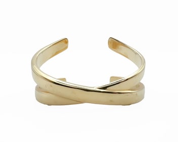 Tiffany & Co. Paloma's Graffiti X Cuff 18K Yellow Gold Bracelet