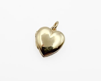 Tiffany & Co. 14K Yellow Gold Heart Locket Pendant