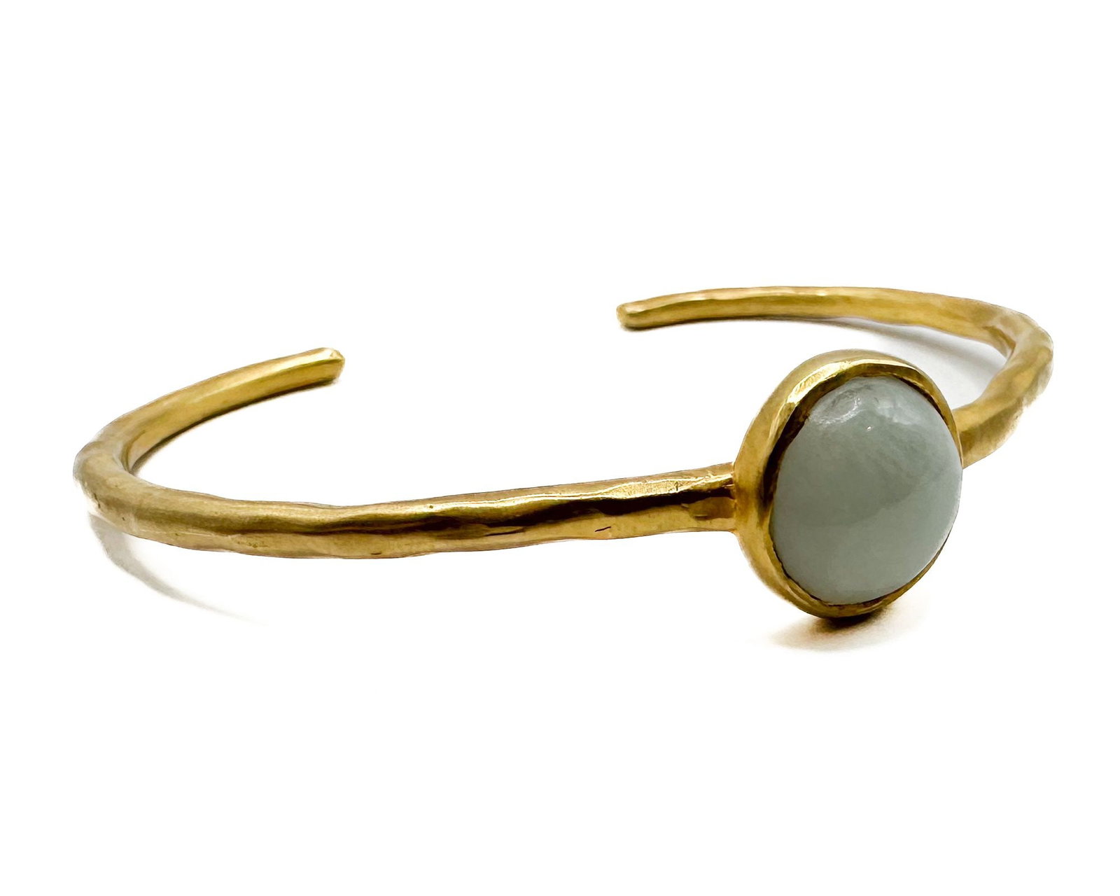 Olga Prieto Tejido 14K Yellow Gold Cuff Bracelet with Moonstone (1 of 3)