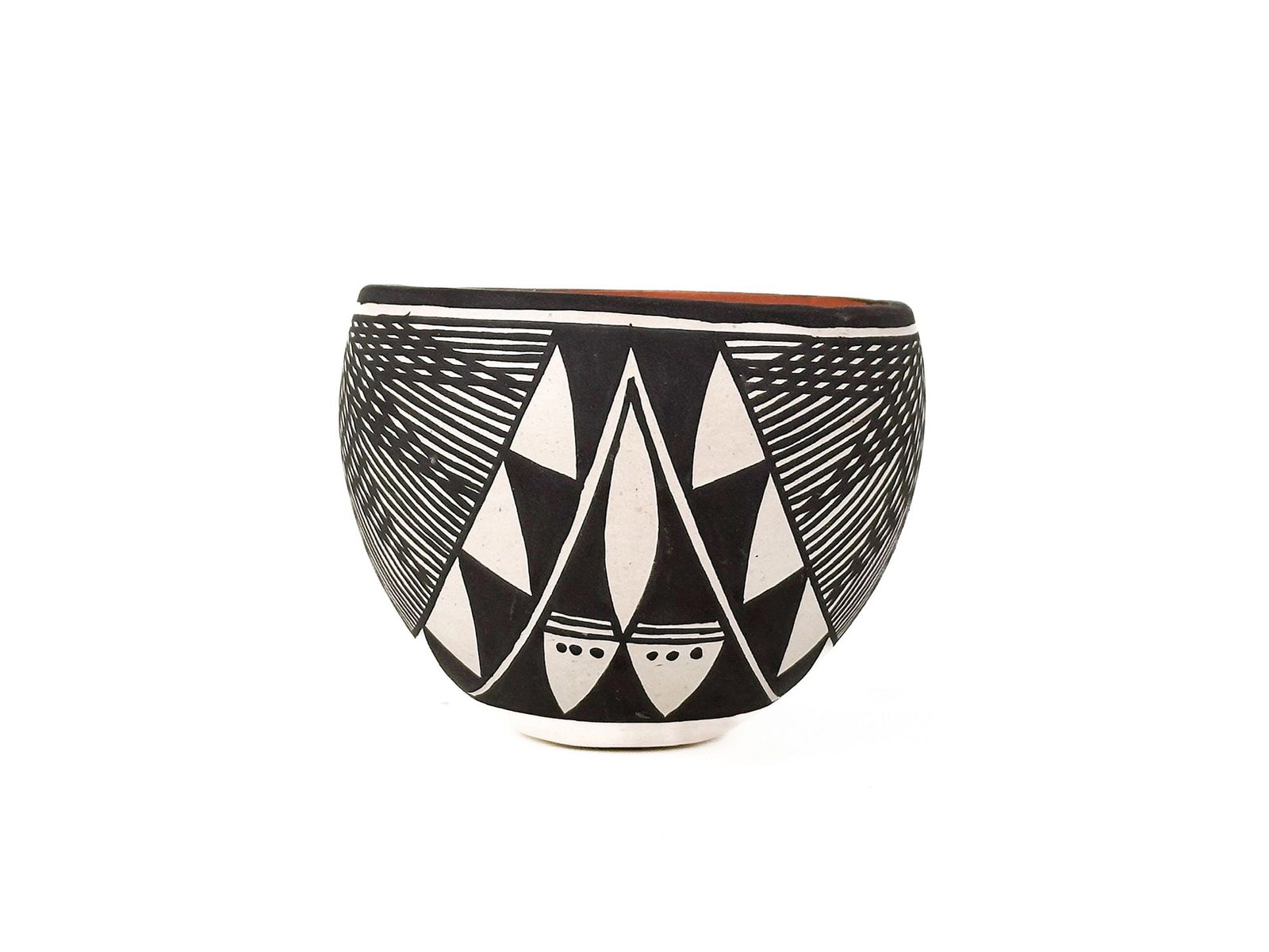 V. Seymour, Acoma Pueblo, Terracotta Pottery Vessel, 20th Century, Southwest American Indian (1 of 7)